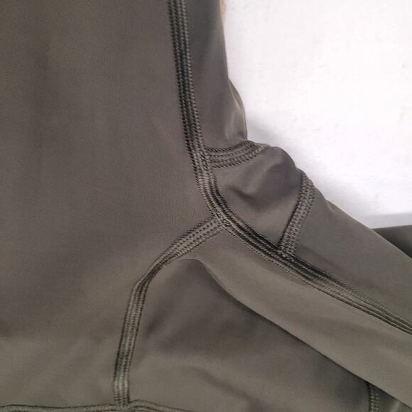 Lululemon fast and free crop II leggings nulux 19" army green - Picture 4 of 12